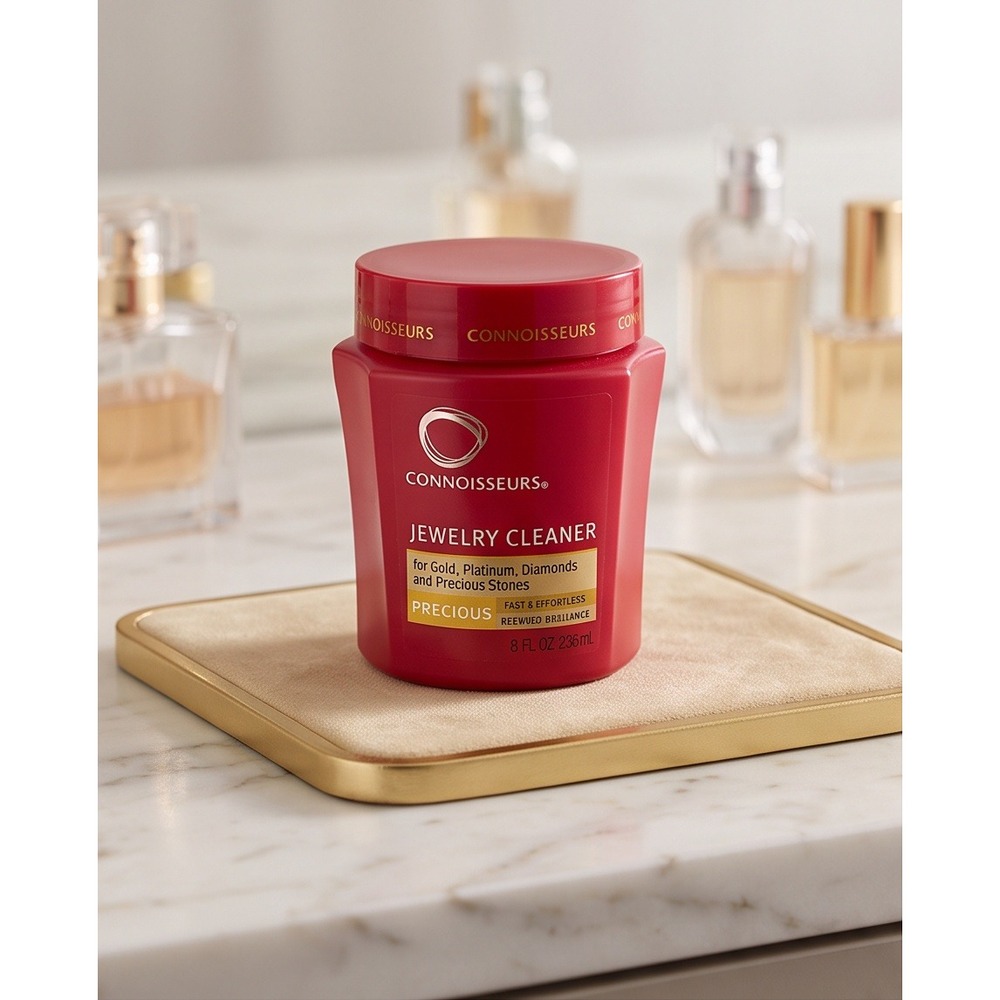Connoisseurs Precious Jewelry Cleaner Gold Platinum Diamonds 8 FL OZ 236ml 1045